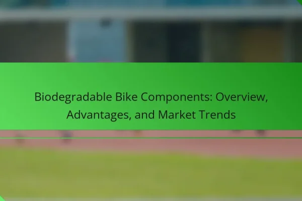 Biodegradable Bike Components: Overview, Advantages, and Market Trends